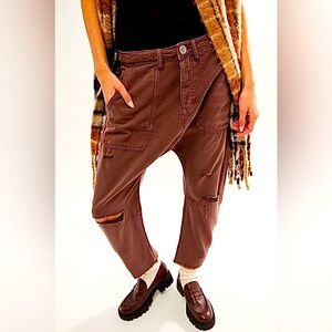 NWOT OneTeaspoon Sinners Drop Crotch Boyfriend Pants 31